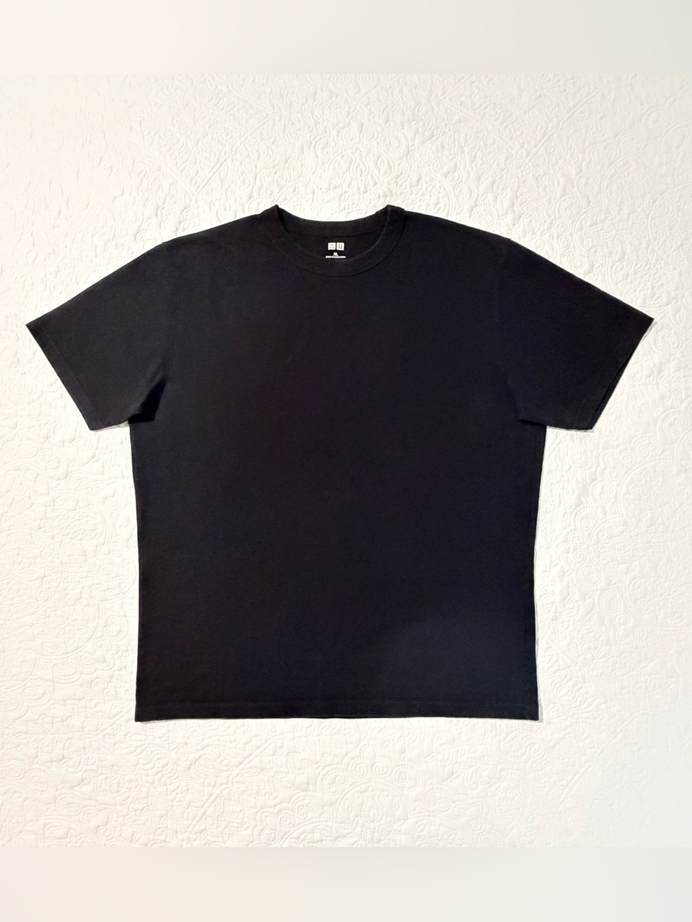 Uniqlo U | Heavyweight Cotton Crew Neck Short Sleeve T-Shirt | Size XL | Black